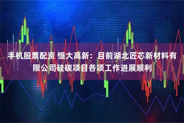 手机股票配资 恒大高新：目前湖北匠芯新材料有限公司硅碳项目各项工作进展顺利